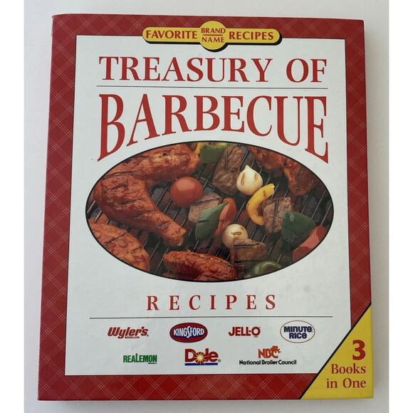 Other - Treasury of Barbecue Recipes Favorite Brand Name Recipes 3 Books In One Cookbook